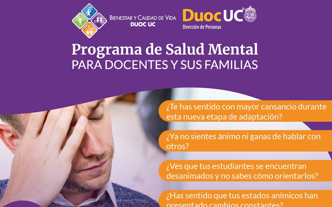 Programa de Salud Mental para Docentes y familias