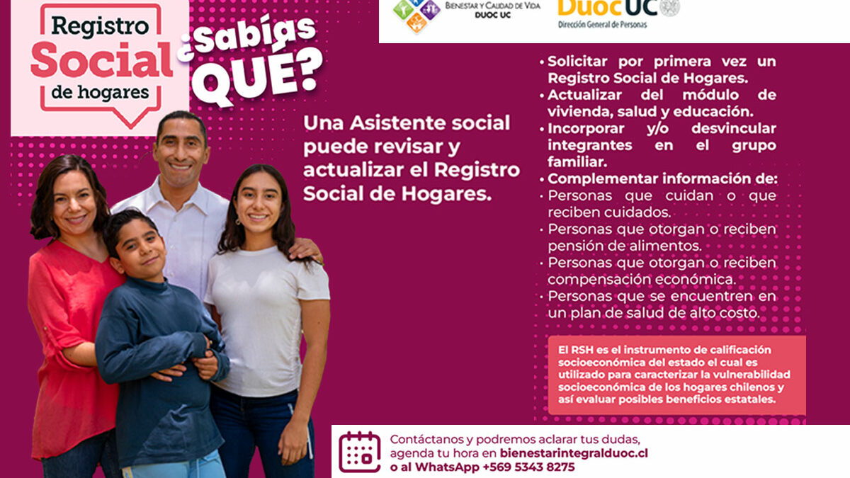Asistencia para el Registro social de hogares